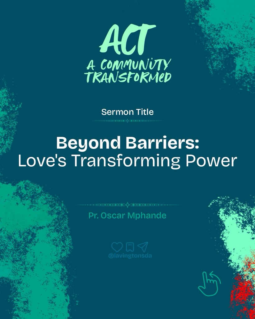 lavingtonsda's tweet photo. Youth Week of Prayer Day 5 highlights 
Beyond Barriers: Love's Transforming Power https://t.co/oavEeMDhsl