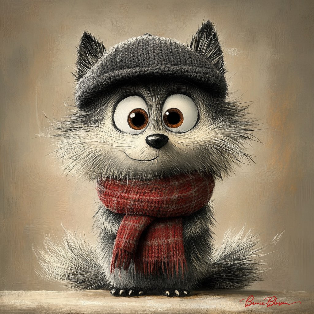 QT your wolf art