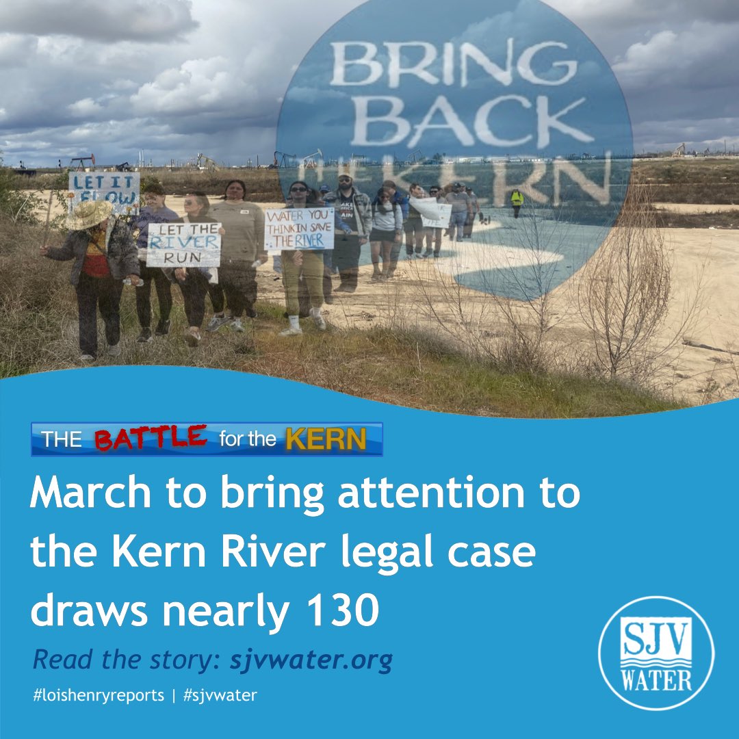 SJVWater's tweet image. Read the story: sjvwater.org #bringbackthekern #kernriver #kerncountywater #loishenryreports @loishenry reports for #sjvwater