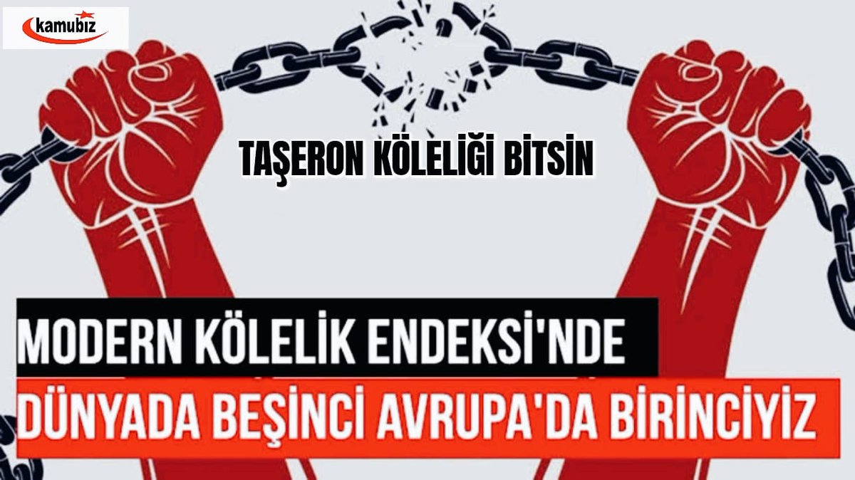 "Taşeron köleliği modern çağın utancıdır!

Seçim öncesi verdiğiniz sözü tutun,
TaşeronKöleliği Bitsin artık !
<a href="/vedatbilgn/">Vedat Bilgin</a> <a href="/isikhanvedat/">Prof. Dr. Vedat Işıkhan</a>