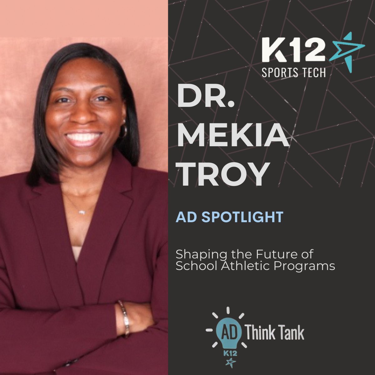 K12 Sports Tech (@k12sportstech) on Twitter photo AD Spotlight: <a href="/DrTroyMe/">Mekia Troy, Ed.D., CMAA</a> , Athletic Director at Creekside High School, was called to leadership and believes in the lasting impact of high school athletics. She's celebrating a state championship and embracing technology's evolution.
#AthleticDirector #Leadership #SchoolSports AD Spotlight: <a href="/DrTroyMe/">Mekia Troy, Ed.D., CMAA</a> , Athletic Director at Creekside High School, was called to leadership and believes in the lasting impact of high school athletics. She's celebrating a state championship and embracing technology's evolution.
#AthleticDirector #Leadership #SchoolSports