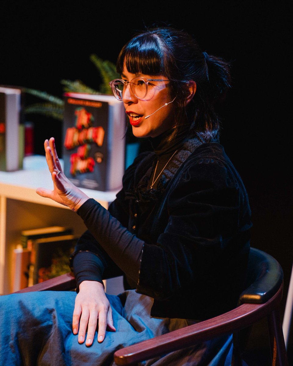 🎊 Congratulations to Kaliane Brandley, The Ministry of Time has been longlisted for the fiction @womensprize. Last year, she sat alongside Julia Armfield discussing their work &amp; how their characters reckon with the past and dire predictions for our collective future. #BLF2024