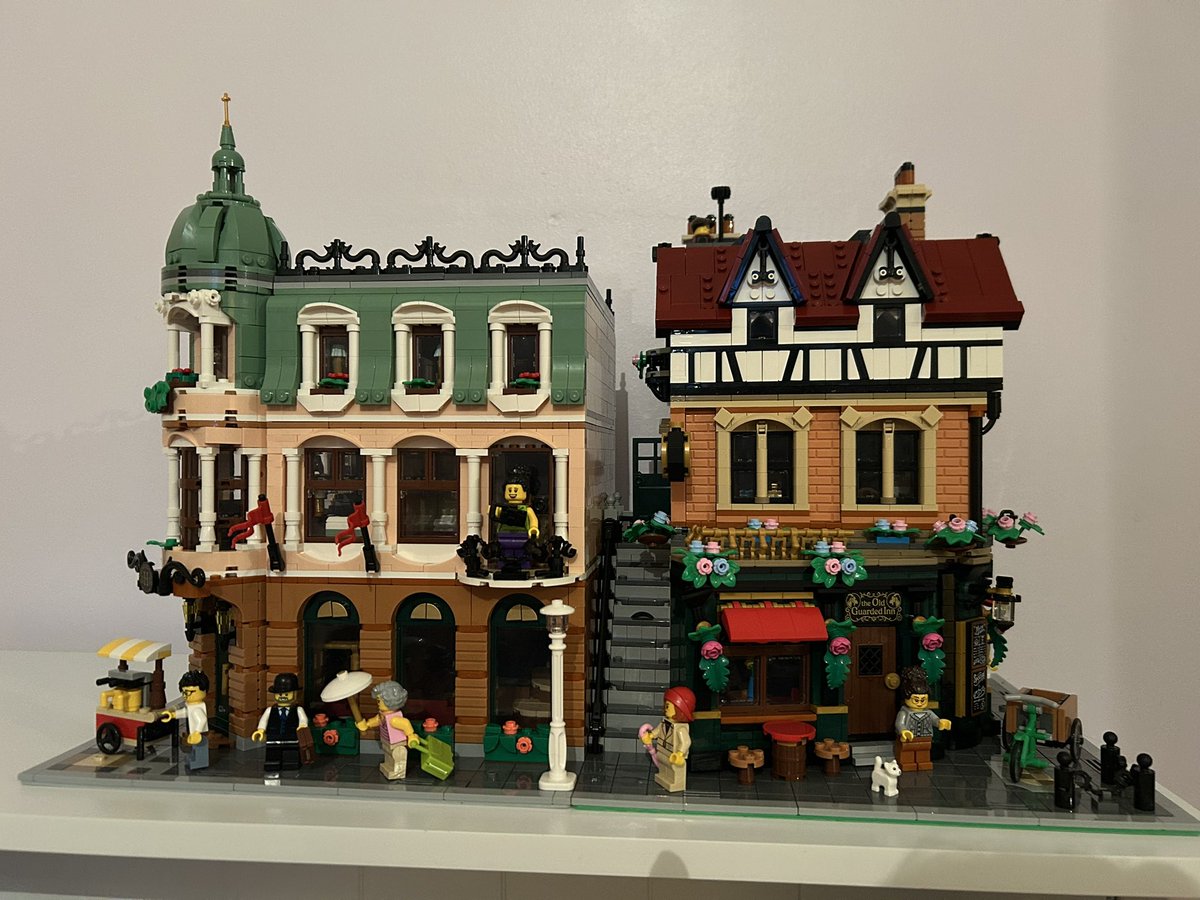 You can take the girl out of the built environment (for a bit), but you can’t stop her building environments. 

Two thirds of my <a href="/LEGO_Group/">LEGO</a> high street complete.

#gonnaneedabiggerhouse