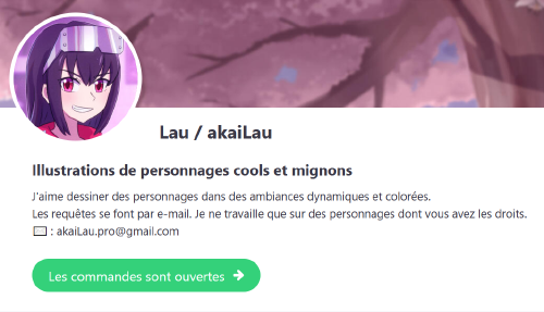 akaiLau's tweet photo. Salut tout le monde ! 
Aujourd'hui je me lance dans les affaires : vous me donnez de l'argent et je vous fais un dessin. 😎

J'ai préparé un site pour résumer le tout. Lien dans ma bio et dans le message suivant (1/2) https://t.co/ilSCWyhxnG