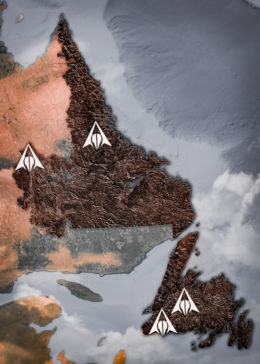 Map showing our property locations in Newfoundland and Labrador

#mining #exploration #capitalmarkets #markets #cse #investing #metals #minerals