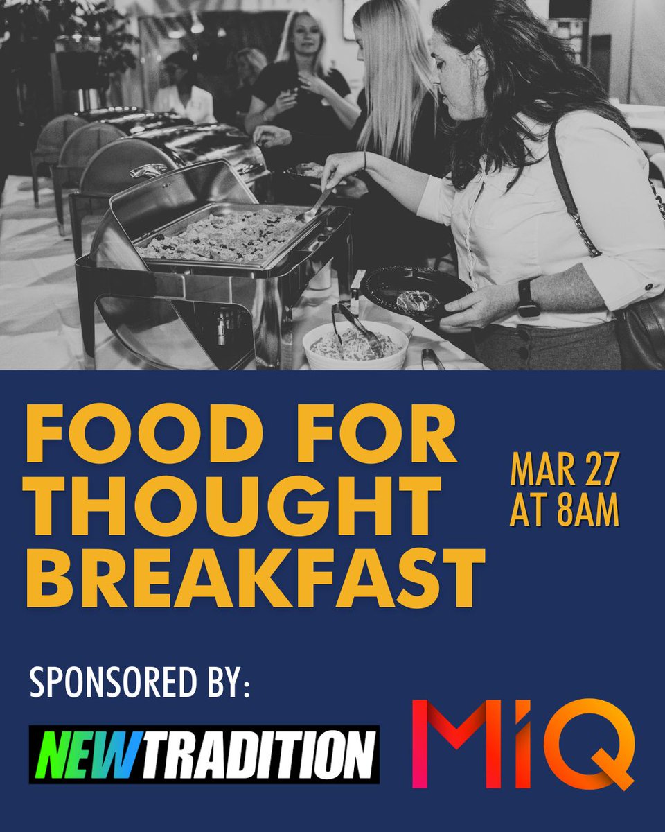 Shoutout to New Tradition and MiQ for supporting the marketing community and helping us bring this breakfast panel to life. 🥐🥞 Don't forget to RSVP to the event at LVIMA.com if you haven't yet! ❗

#Marketing #Marketer #LasVegasMarketing