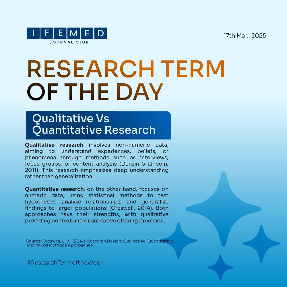RESEARCH TERM OF THE DAY
 Qualitative vs Quantitative Research
 Understanding the difference between these two research methods is key!✨
Qualitative research explores experiences, beliefs, and phenomena through interviews, focus groups, and content analysis. It provides deep