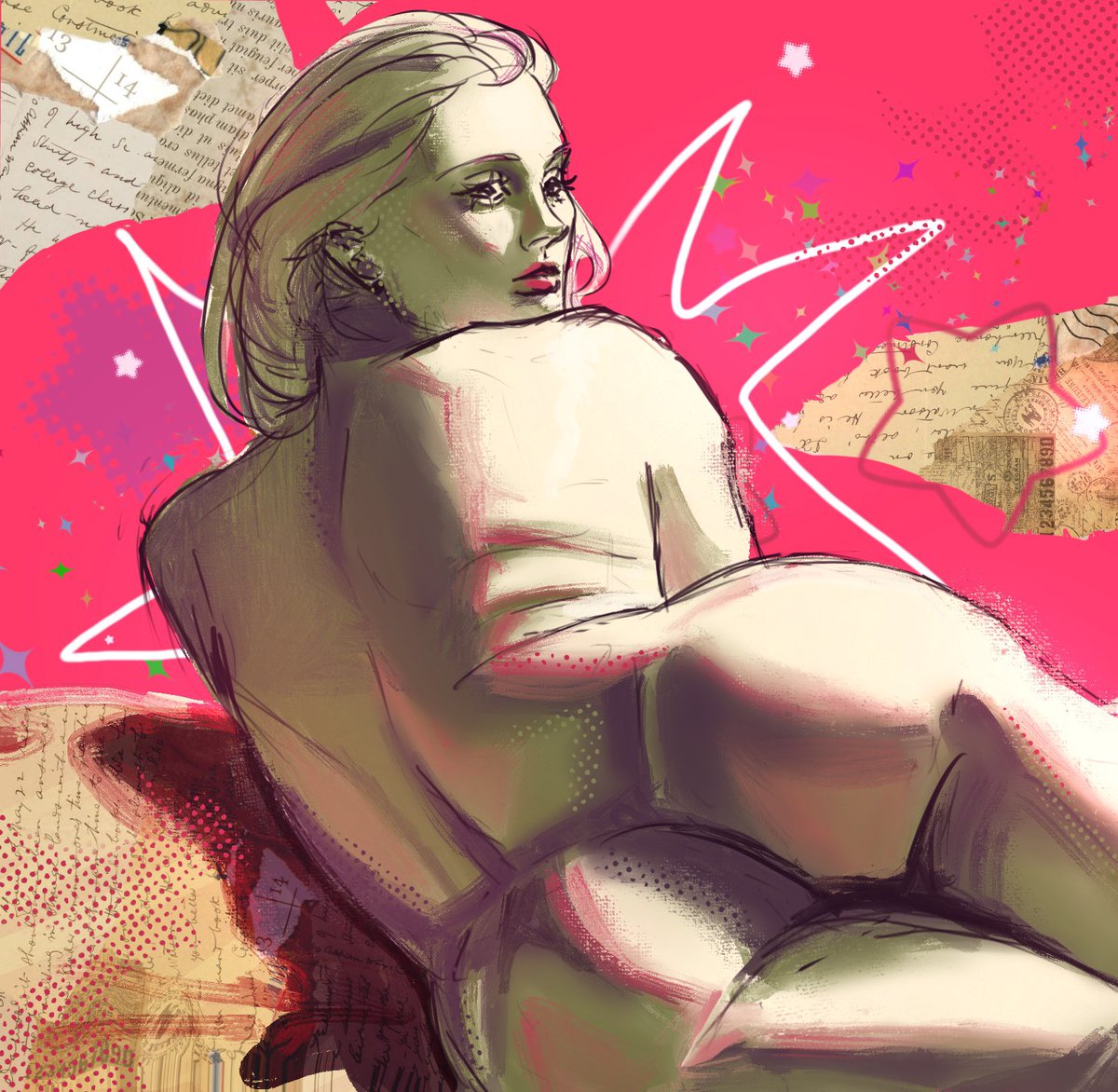 Today I was sketching after long study day. I’ve got only 30 minutes so I did this and I’m really proud because it’s the first time I’m not treating art as something that should be perfect. I just did it for practice, for myself like I do in sketchbook.

#artmoots