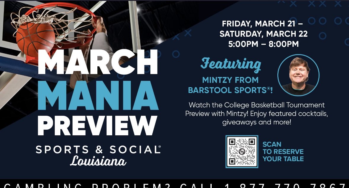 StoolMintzy's tweet photo. Come join me at brand new @DKSportsbook at @LiveCasinoLA this week for NCAA Tourney! https://t.co/qJT75aNkdO