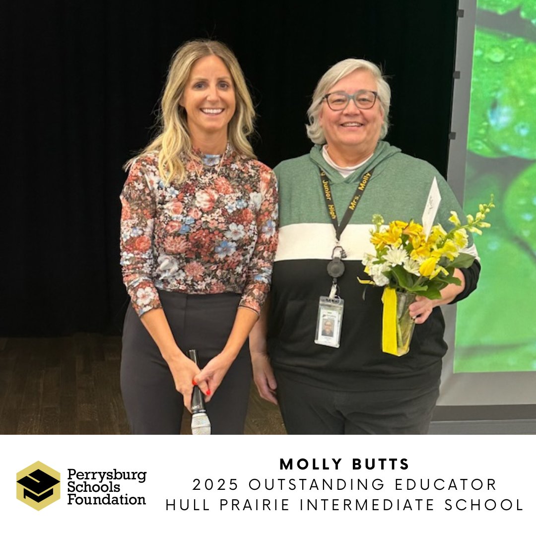 pburgfoundation's tweet photo. Congratulations to Molly Butts, this year's Outstanding Educator at Hull Prairie Intermediate School!
Molly was surprised with the announcement at a recent staff meeting by PSF Board Member, Kati McDougle.
Thanks for all you do, Mrs. Butts!
#ourteachersrock #CelebratingEducators https://t.co/otEM98A53C