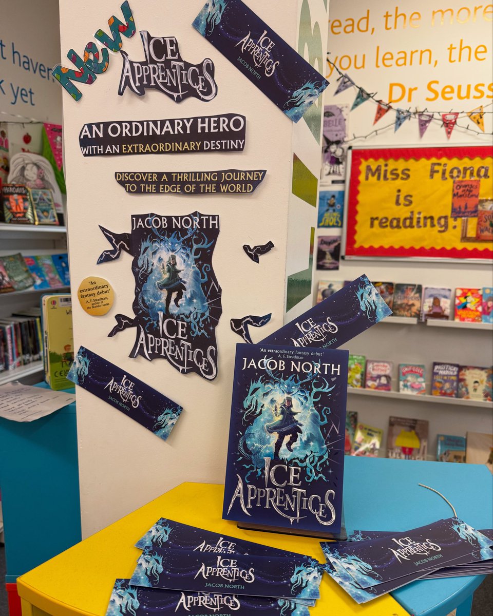 FionaChandu's tweet photo. How exciting does this new book look? Those Atwood kiddies don’t know how lucky they are. Taking reservations now!! Thank you to @simonkids_UK and @readingagency
#Ice Apprentices https://t.co/cgzZBfA4Xy