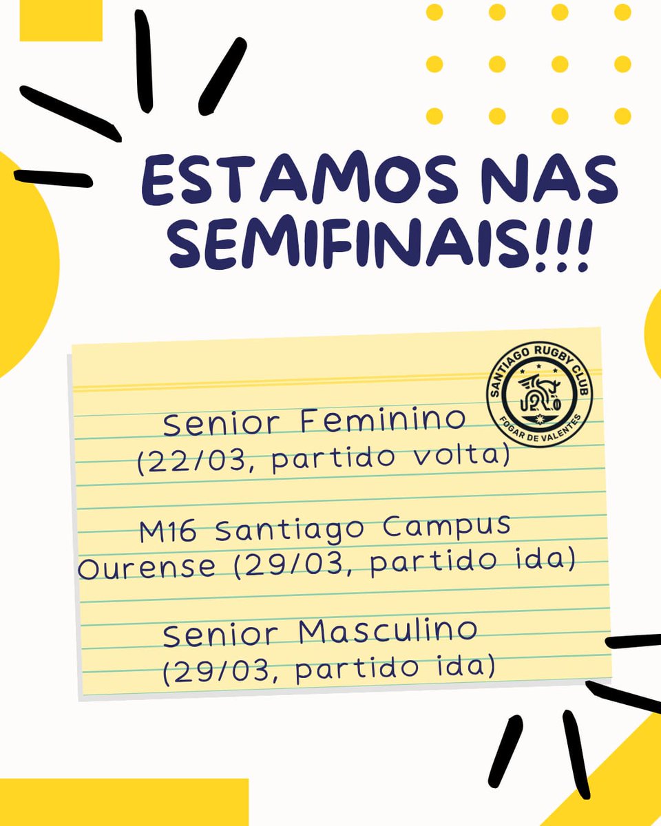Toma nota!!!

#santiagoquererugby