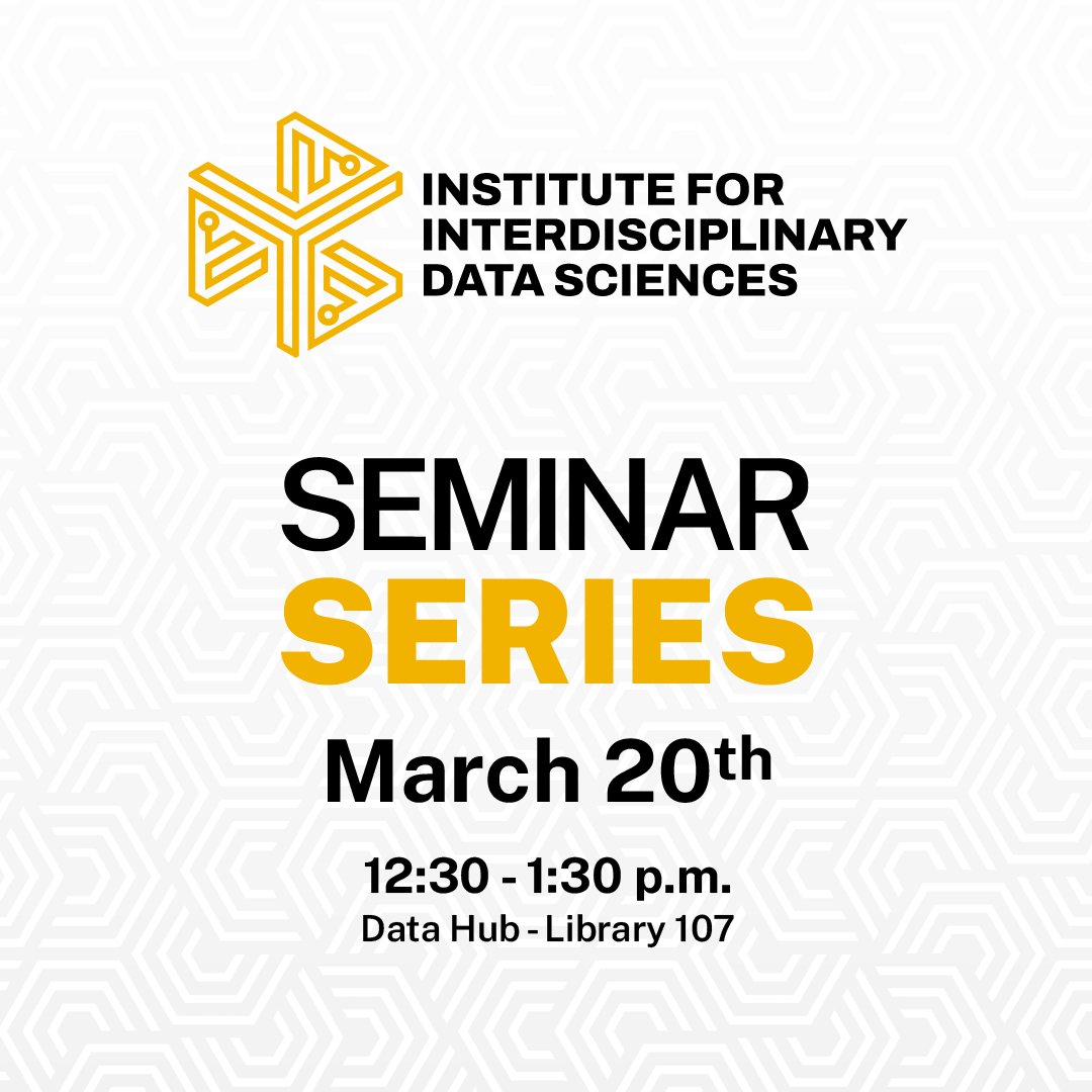Location change this week - Data Hub Library 107. Join IIDS for an informal meeting at 12:30 pm on March 20th. This session provides an open space for researchers to connect. Engage with IIDS experts from the RCDS and GBRC teams. iids.uidaho.edu/events.php