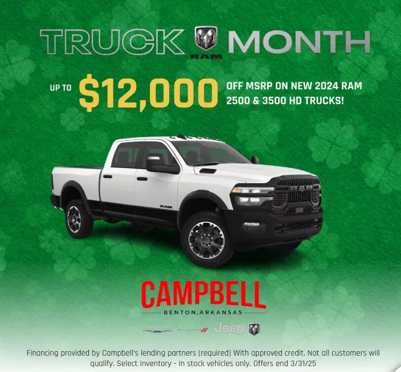 ChrisCrainCars's tweet photo. TRUCK MONTH and awesome specials! 💥

CDJR: https://t.co/rG70BywKPo

#CampbellCDJR #TruckMonth https://t.co/gjAn2Khvl6