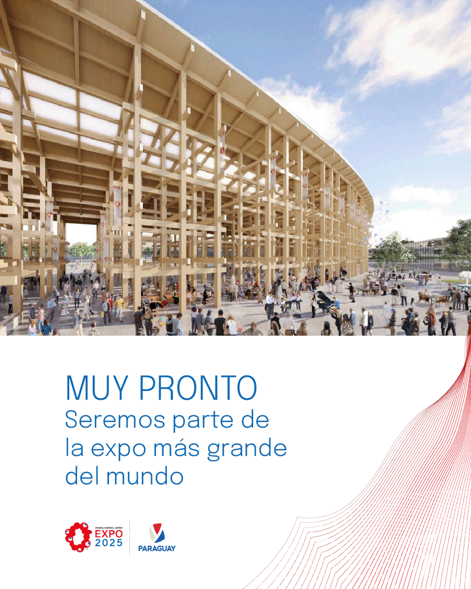 paraguayenosaka's tweet photo. Muy pronto, Paraguay será parte de una experiencia global única. ¡Quedáte atento! https://t.co/Z0CzJF4tQB
