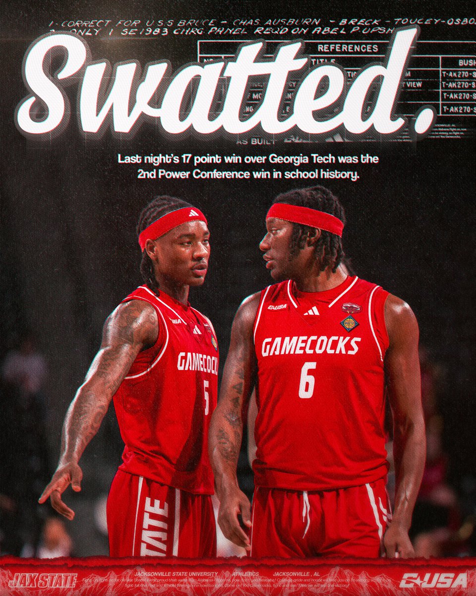 𝐒𝐖𝐀𝐓𝐓𝐄𝐃 the Yellow Jackets 💥

Last night’s win over Georgia Tech is just the second power conference win in program history and the first since 1952 👌 

#StayCocky 🐔 | #FearTheBeak 👌