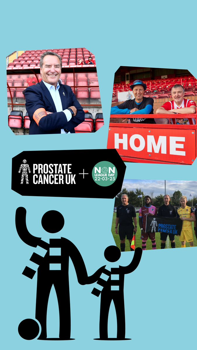 ⚽️ We are partnering with <a href="/ProstateUK/">Prostate Cancer UK</a> for our <a href="/nonleaguedayuk/">Non-League Day</a> fixture against <a href="/ilkestontown_fc/">Ilkeston Town FC</a> 

We lose a dad, brother, partner or best mate to prostate cancer every 45 minutes. That’s half a football match.

Help us turn it around and relegate prostate cancer forever

#UTA⚓️
