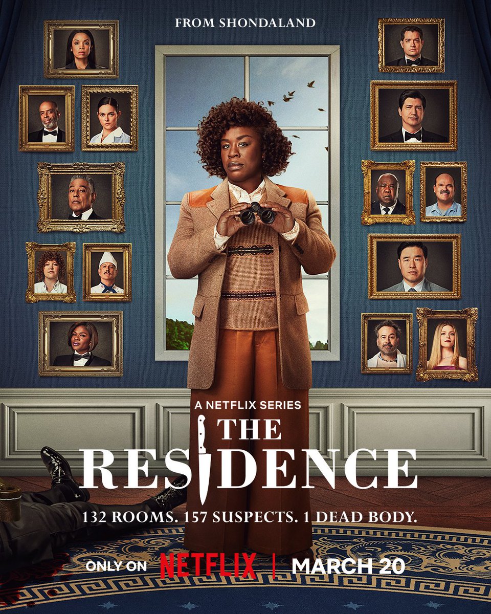 The Residence, from Shondaland and starring Uzo Aduba, premieres in 12 HOURS.

132 rooms. 157 suspects. 1 dead body. A screwball whodunnit set in the upstairs, downstairs, and backstairs of the White House.