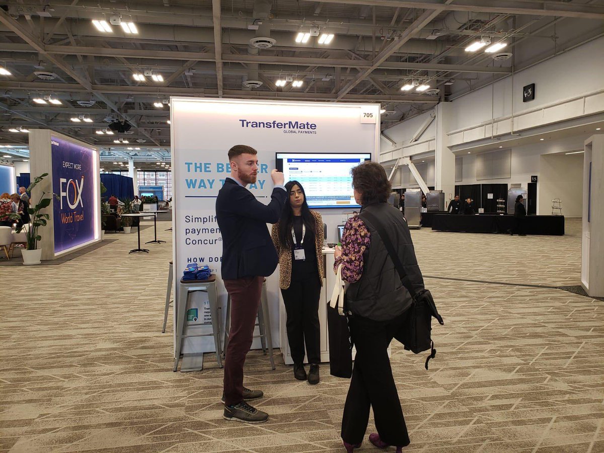 MichaelCull92's tweet image. Day 2 at #SAPConcurFusion! 🚀
The @TransferMate team is live at Booth 705, showing how we make global payments faster and cheaper. Stop by and let’s chat!
@SAP @SAPConcur
#GlobalPayments #Booth705 #Fintech