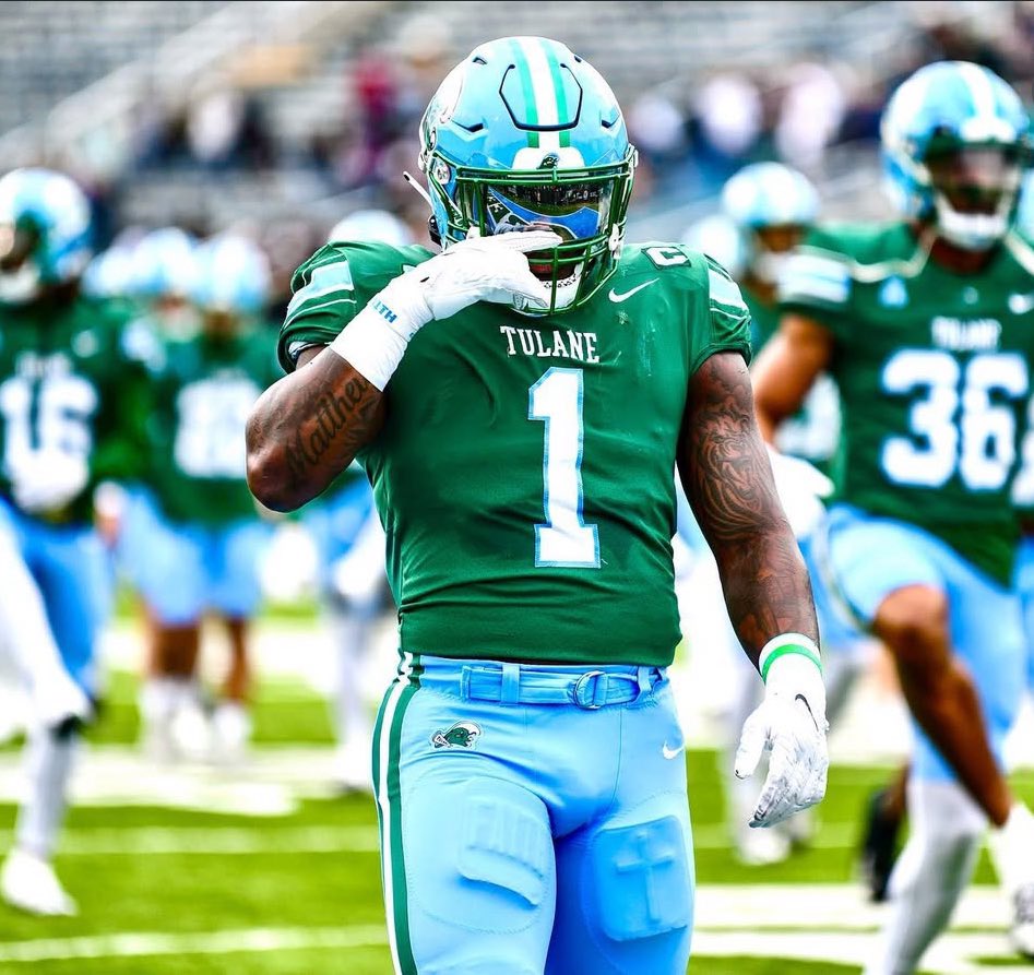 Tyray Darensburg 3⭐️LB/ATH (@tyraydarensburg) on Twitter photo #Tulane Spring Preview Class of 2026 Defensive Player Spotlight <a href="/RollDatWave/">Patrick Harkness</a> 🌊🌊<a href="/beinthekneaux/">The Kneaux</a>
Can’t wait to visit Uptown Tomorrow!
<a href="/coachbhays/">Coach Brock Hays</a> <a href="/Colton_Leggett/">Colton Leggett</a> <a href="/ColeHeard_GM/">Cole Heard</a> <a href="/JJMcCleskey/">JJ McCleskey</a> <a href="/CoachCarterTU/">#TTB</a> <a href="/CoachSchexTU/">Kyle Schexnayder</a> <a href="/KananRay/">Kanan Ray</a> <a href="/Peter_Hontas/">Peter Hontas</a> <a href="/CoachBamHardmon/">Coach Bam Hardmon</a> <a href="/Tayler24Polk/">Tayler Polk</a> #Tulane Spring Preview Class of 2026 Defensive Player Spotlight <a href="/RollDatWave/">Patrick Harkness</a> 🌊🌊<a href="/beinthekneaux/">The Kneaux</a>
Can’t wait to visit Uptown Tomorrow!
<a href="/coachbhays/">Coach Brock Hays</a> <a href="/Colton_Leggett/">Colton Leggett</a> <a href="/ColeHeard_GM/">Cole Heard</a> <a href="/JJMcCleskey/">JJ McCleskey</a> <a href="/CoachCarterTU/">#TTB</a> <a href="/CoachSchexTU/">Kyle Schexnayder</a> <a href="/KananRay/">Kanan Ray</a> <a href="/Peter_Hontas/">Peter Hontas</a> <a href="/CoachBamHardmon/">Coach Bam Hardmon</a> <a href="/Tayler24Polk/">Tayler Polk</a>