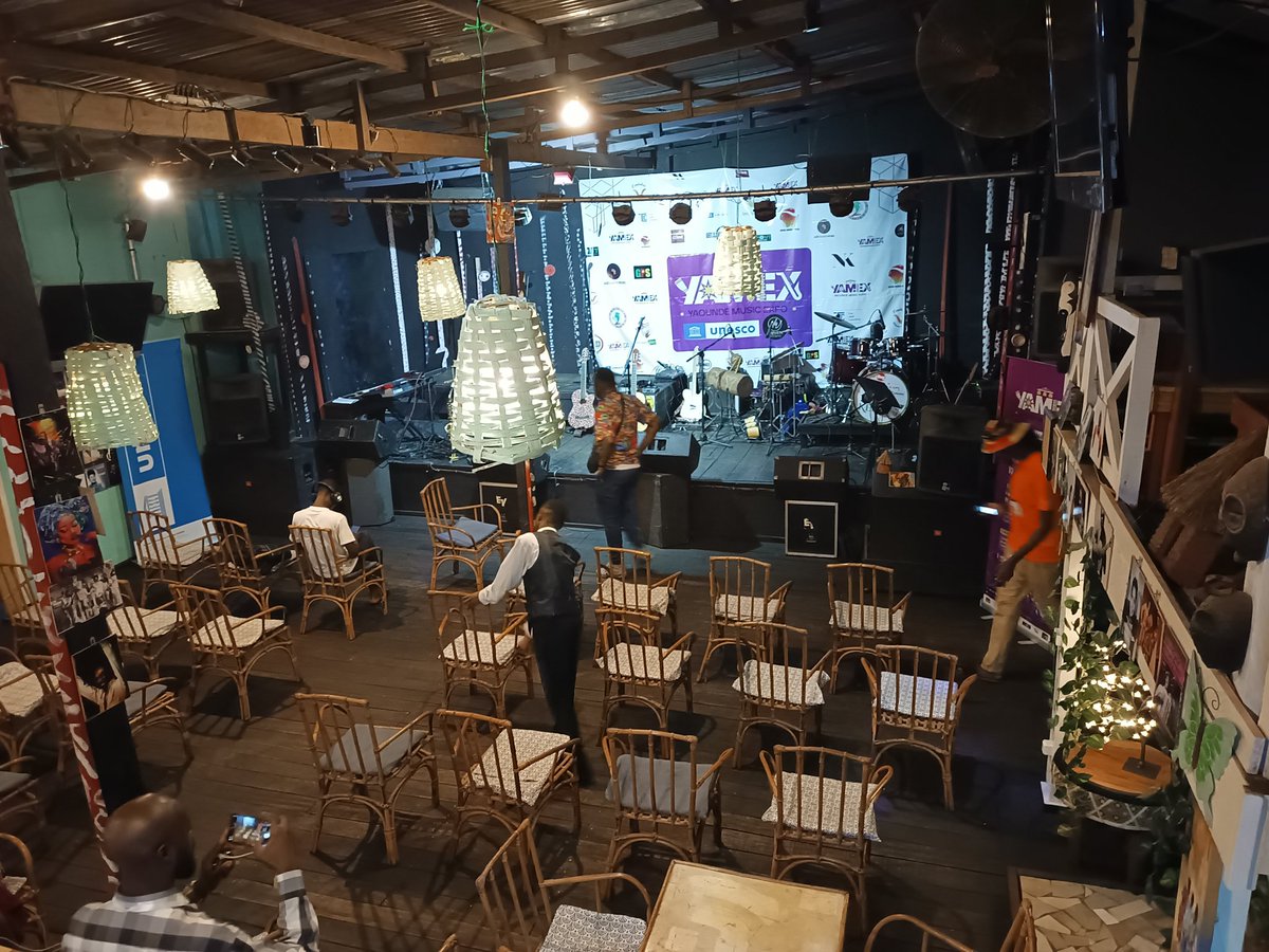 yaoundemusicexp's tweet photo. Rejoignez-nous au Centre culturel Ubuntu pour ce show case organisé par le Yaounde Music Expo ce soir
Parce que la musique se partage.💜🤍
#ManagementArtistique #MusiqueCamerounaise #CultureAfrique #PierreFouda #KAMER2CULTURE
#YAMEX5 #IA #ICC #Music #Culture #YAMEX #Africa https://t.co/Grwj2OSXsL
