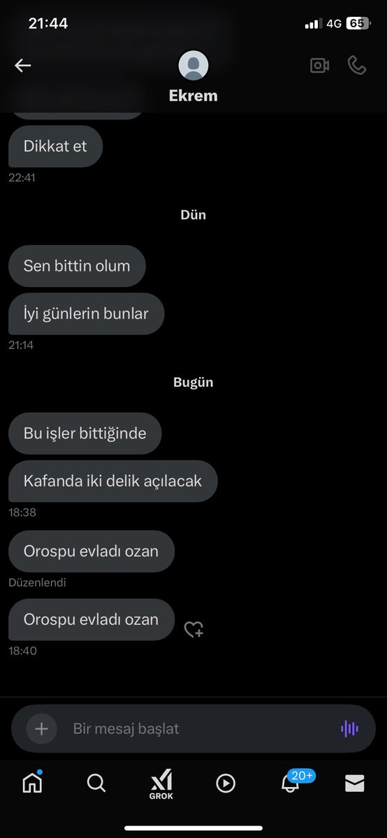 ozanozcnn's tweet photo. Aileme verdiğim söz nedeniyle bundan sonra paylaşım yapmayacağım. İmamoğlu’nun geçersiz diploması hakkında suç duyurusunda bulunduğum için tabi ki pişman değilim haklı olduğumu ilk günden beri biliyordum.

Benden bu kadar. Ailemin canını ve kendi canımı yolda bulmadım. Selametle. https://t.co/rbHElzhWwV