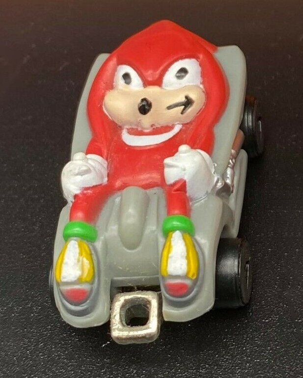 Sonic_Hedgeblog's tweet photo. The Knuckles car, released as part of the Hot Wheels Micro Vehicles set released in 1994. https://t.co/VBGZbkM3WT