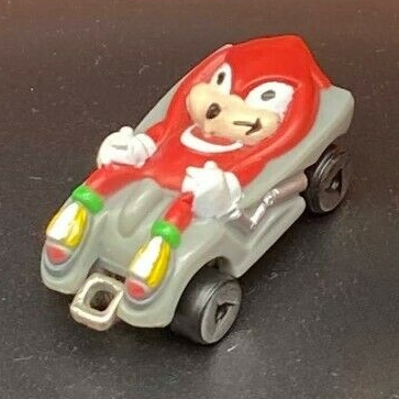 Sonic_Hedgeblog's tweet photo. The Knuckles car, released as part of the Hot Wheels Micro Vehicles set released in 1994. https://t.co/VBGZbkM3WT
