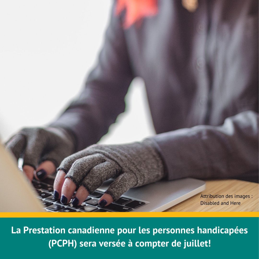 marchofdimescda's tweet image. La #PCPH sera versée à compter de juillet! Préparez-vous en produisant votre déclaration de revenus de 2024 et en demandant le crédit d’impôt pour personnes handicapées. Pour plus d’information et d’aide, consultez : bit.ly/41UQ54R