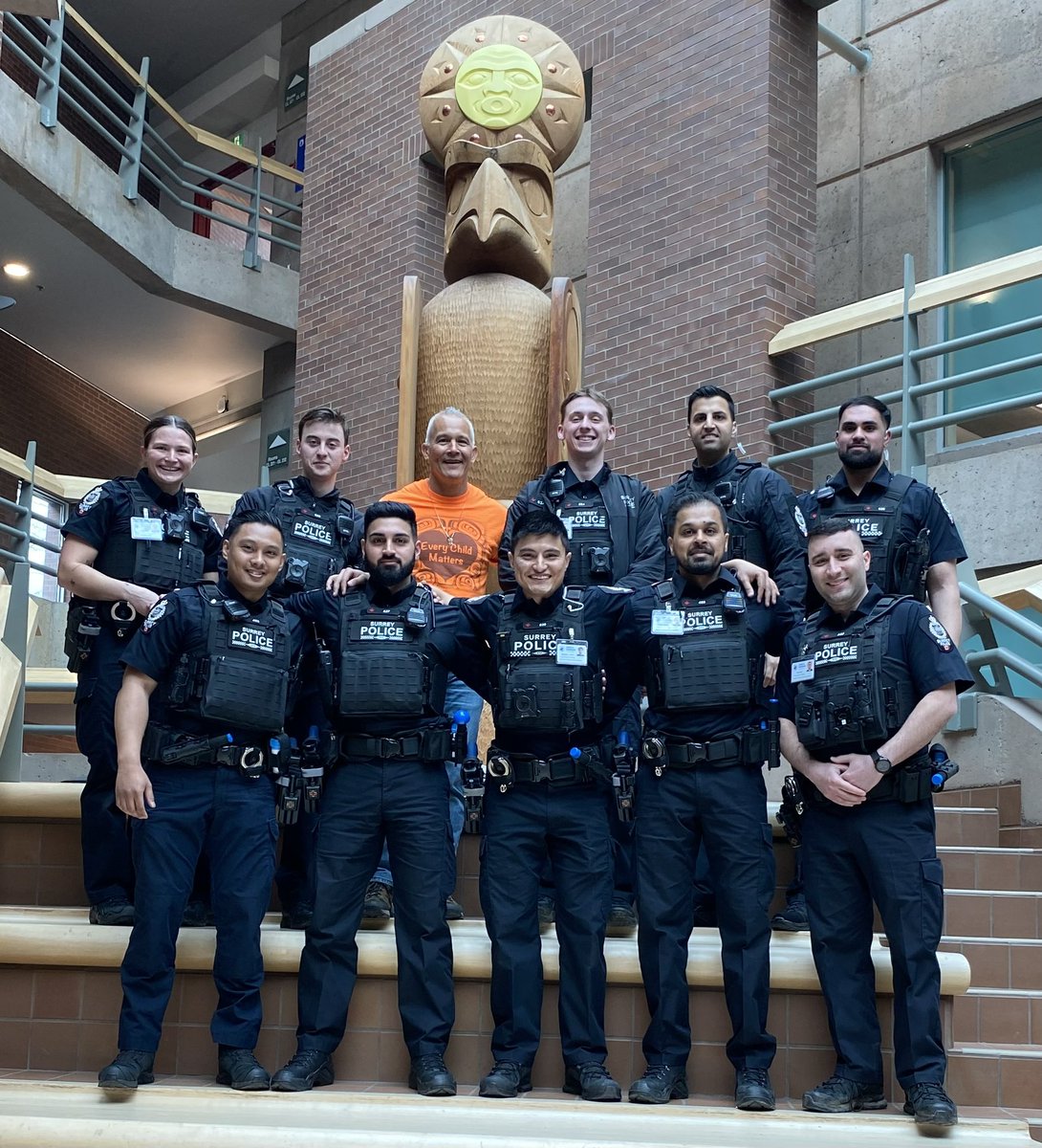 So grateful to facilitate all indigenous focused curriculum <a href="/JIBCnews/">Justice Institute of British Columbia (JIBC)</a> with  police recruits as a member of <a href="/surreyps/">Surrey Police Service</a>. 2 days of indigenous cultural safety scenarios with wholesome discussions.