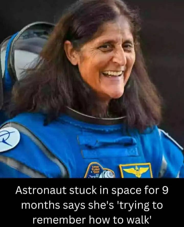 Calm down everyone. They have a beauty salon on the ISS which is how she returned with dark roots🤣🤡