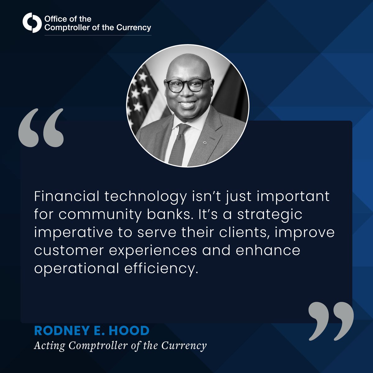 Digitalization uses financial technology to change a business model, provide new revenue and value-producing opportunities, or automate business processes. View the OCC’s digitalization webpage for resources relevant to community banks at occ.gov/topics/supervi…