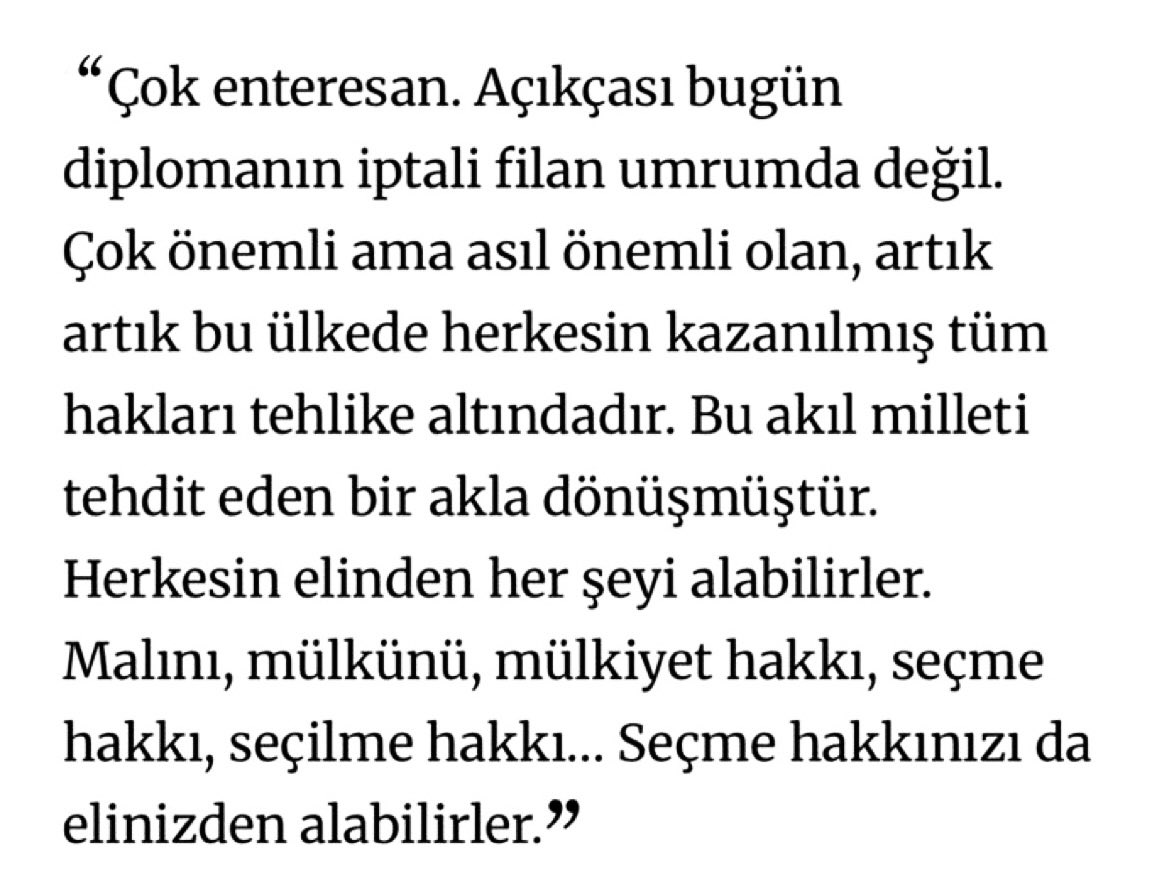 Adalet bir gün herkese gerekecek ! SUSMA !