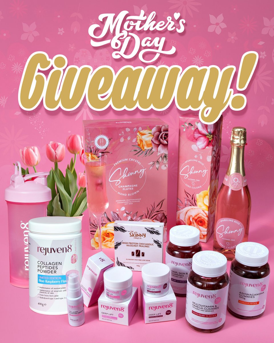 The Skinny Food Co (@skinnyfoodco) on Twitter photo Mother’s Day Giveaway! 
Celebrate the amazing mums in your life with this luxurious Mother’s Day Giveaway! 💖 
winner will be announced on 26/03/25 🤩
 Mother’s Day Giveaway! 
Celebrate the amazing mums in your life with this luxurious Mother’s Day Giveaway! 💖 
winner will be announced on 26/03/25 🤩
