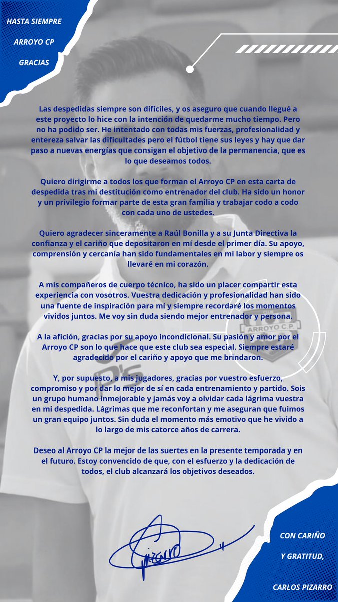 ¡HASTA SIEMPRE <a href="/arroyo_cp/">Arroyo Club Polideportivo 💙</a> GRACIAS!