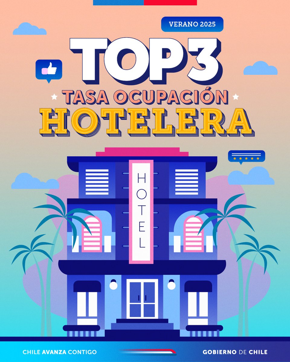 🛬 ¡Este verano recibimos muchas visitas desde el extranjero!

🔝 Entre diciembre 2024 y febrero 2025 hubo un alza del 57% de los turistas extranjeros que visitaron Chile, en comparación al verano pasado.