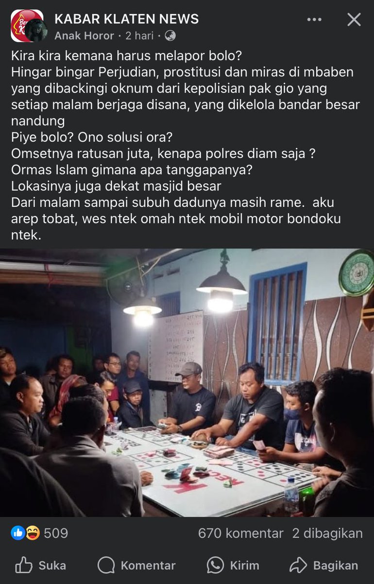 abisyatia's tweet photo. @hansdavidian kegiatan tiap malam parcok di kabupaten deket dom gue https://t.co/QxWrJGxogb