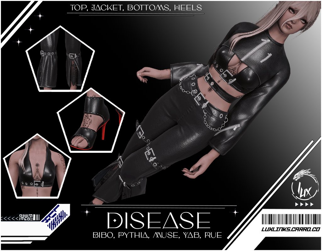 Luxmods_ffxiv's tweet photo. Disease &amp; Sacramentum are out now on my platforms! Links in bio

Made from scratch

#luxclothes https://t.co/xKLgJXA6xb