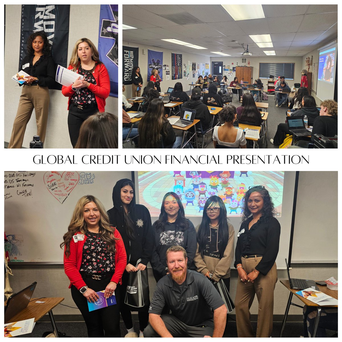 Hesperia HS students gained valuable money skills thanks to a presentation from #GlobalCreditUnion! From budgeting to smart savings, they’re now better prepared for a financially savvy future.
Huge thanks to Global Credit Union for empowering the students! #FinancialLiteracy #CTE