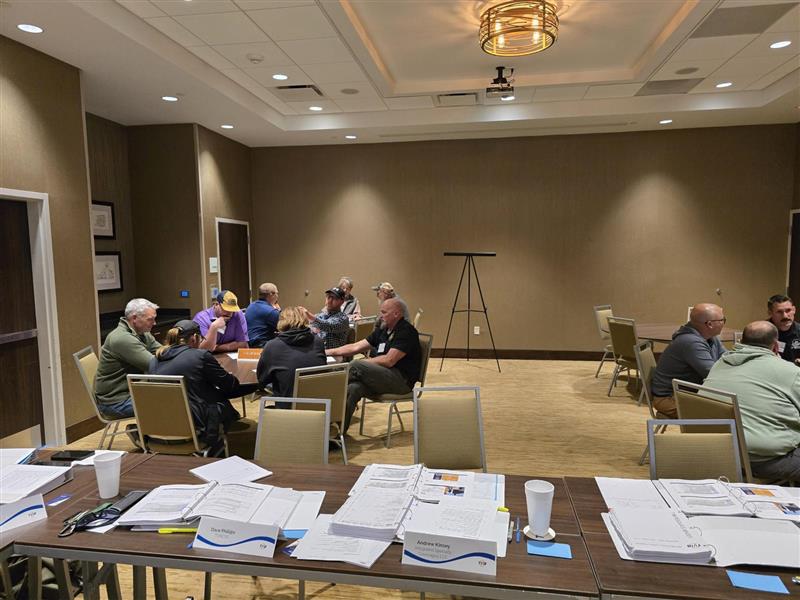 thetvib's tweet photo. TVIB is on Day 2 of our ASTV course in Paducah, KY this week.  Ken Lamph, TVIB Ops Manager, is working with a diverse group of maritime professionals and enjoying great interactions in the class. #TVIB #maritime #training #annualsurvey #towingvessel #subchapterm #subm #surveyor https://t.co/6dbV9NBf67