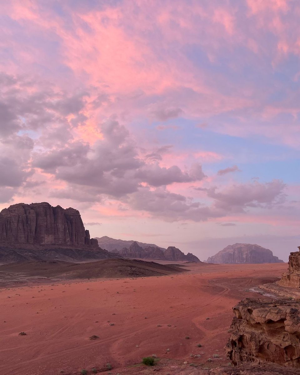 GoCorps's tweet image. "The beautiful red desert, Wadi Rum (Wadi meaning "valley" and Rum meaning "high places" in Arabic). Wadi Rum has had inhabitants since prehistoric times. Even today, nomadic Arabs called Bedouins still live there." -Fiona, Goer Class of 2023, Business Track
