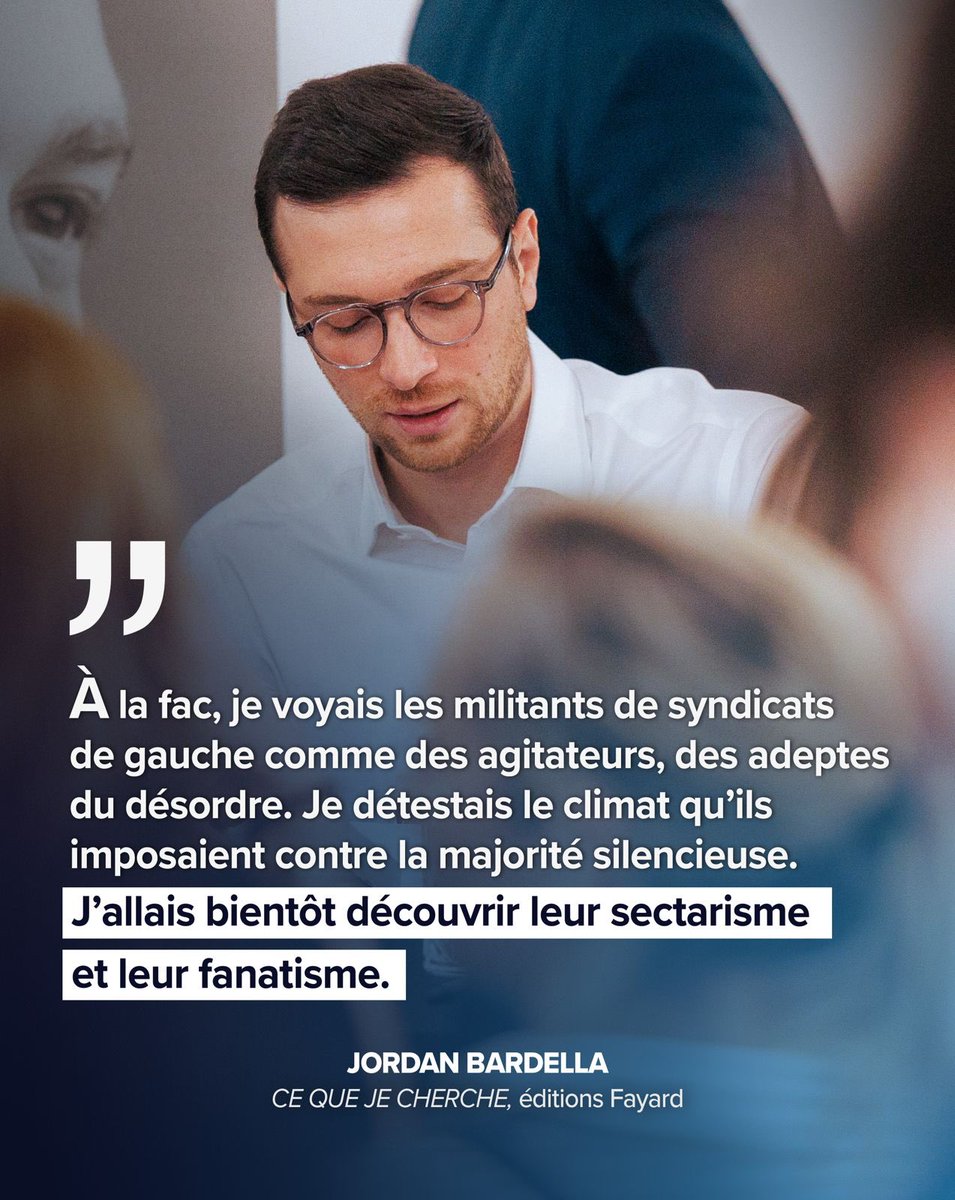 🔴 Adepte du désordre, l'extrême gauche sème le chaos en diffusant son sectarisme et son fanatisme dans l'ensemble de la société !

Face à cette pensée totalitaire qui cherche à réduire au silence ses opposants, nous soutenons la liberté !

📖 Découvrez Ce que je cherche,