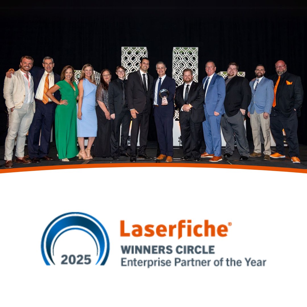 mccinnovations (@mccinnovations) on Twitter photo Members of the #MCCi team pose with @Laserfiche leadership at the Annual #WinnersCircle awards.
🔗 mcci.me/enterprise Members of the #MCCi team pose with @Laserfiche leadership at the Annual #WinnersCircle awards.
🔗 mcci.me/enterprise