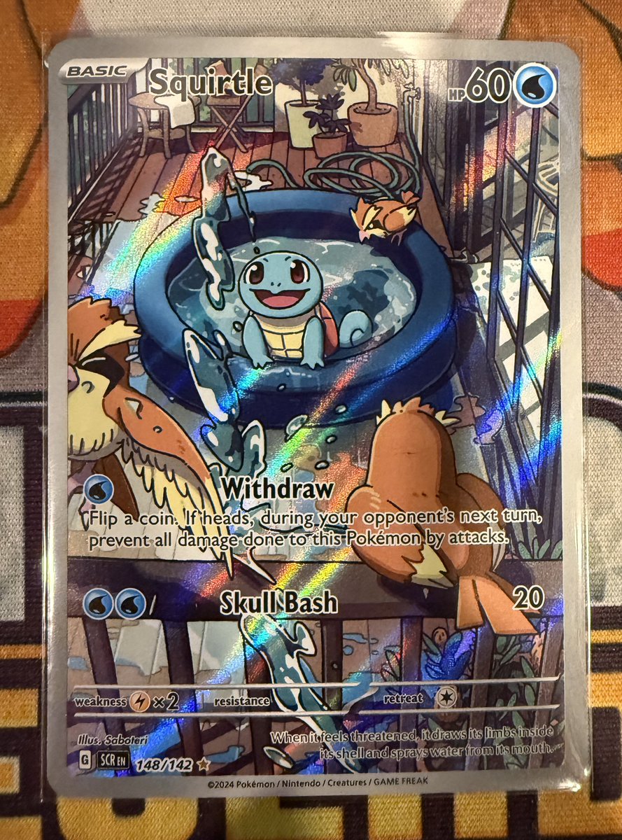 Favorite Card You Own - Day #7: Squirtle

#PokemonTCG