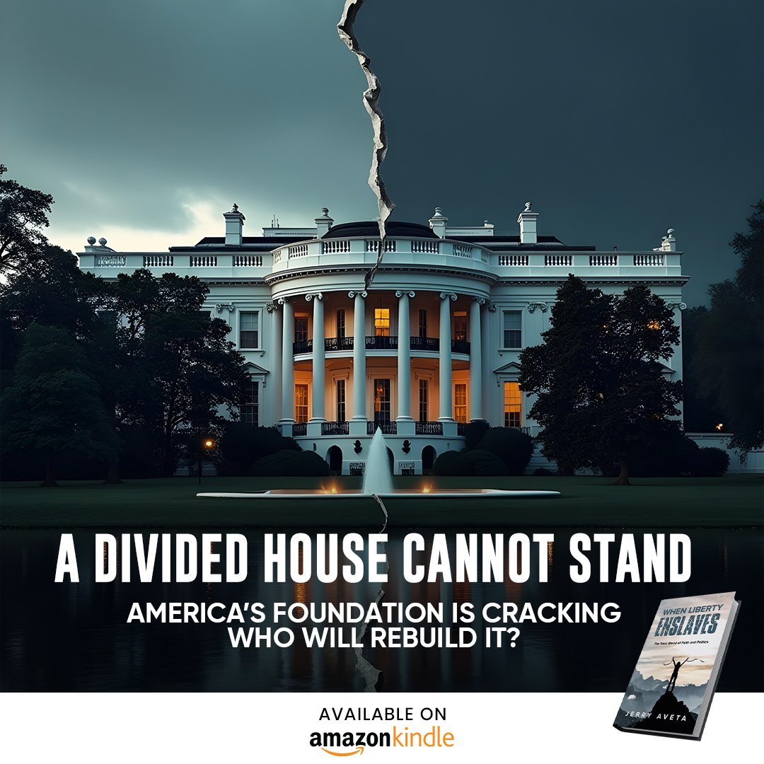 JerryAveta's tweet photo. A Divided House Cannot Stand America’s foundation is cracking—who will rebuild it? When Liberty Enslaves by Jerry Aveta explores the fractures in democracy and the urgent need for unity. Available now on Amazon Kindle!

#WhenLibertyEnslaves #JerryAveta
#DividedNation #Politics https://t.co/BQqfsL0IL8