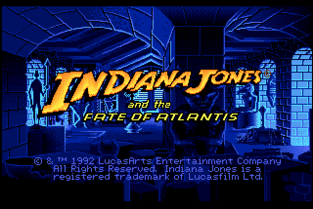Indiana Jones and the Fate of Atlantis, 1992. LucasArts.
