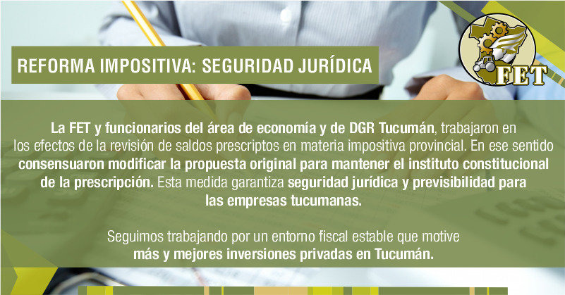 FETucuman's tweet photo. La FET y funcionarios del área de economía de la provincia, consensuaron una modificación en la revisión de saldos prescriptos en materia impositiva provincial. https://t.co/vvPt6NpIut