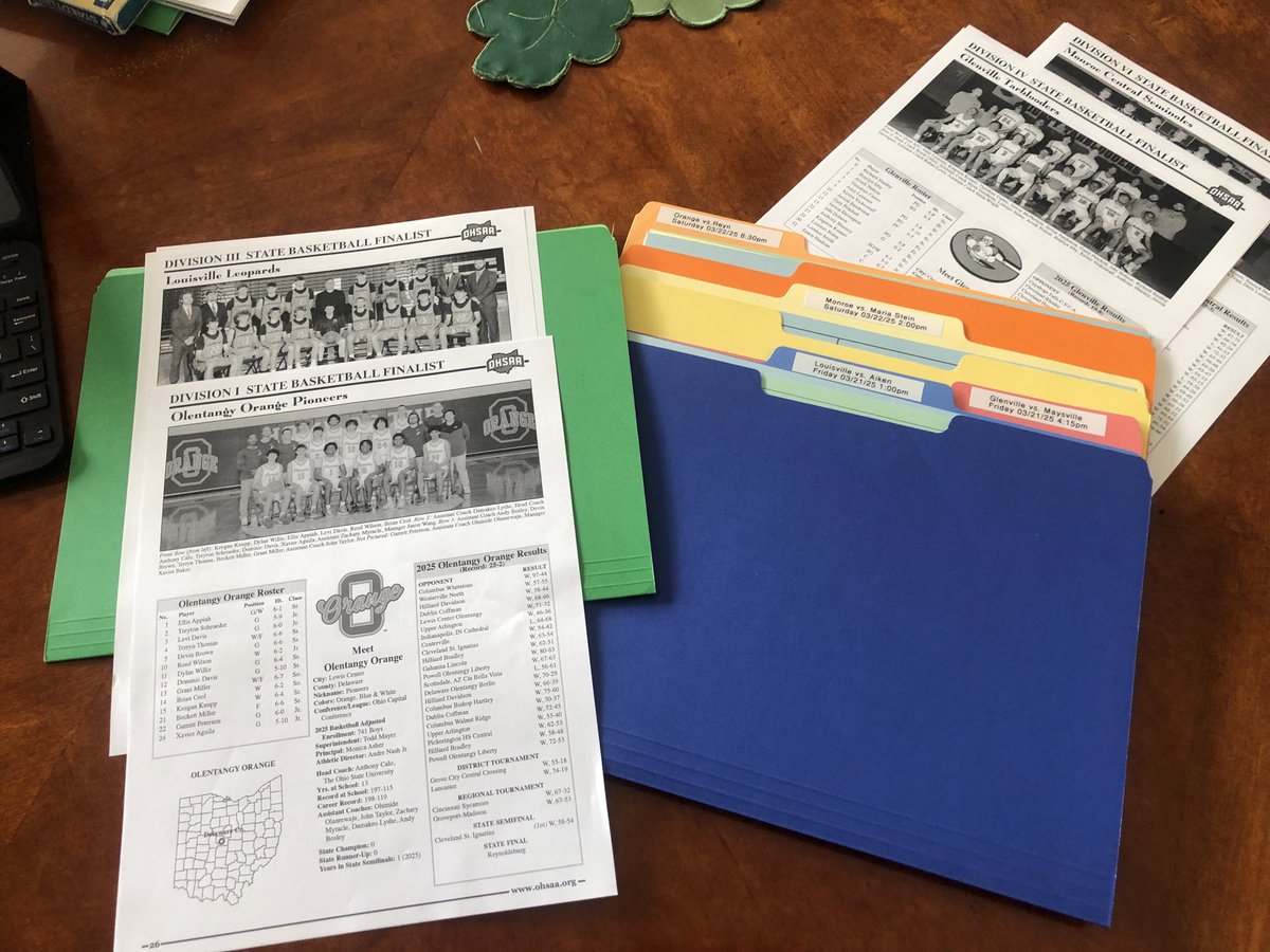 One of  the Elite HS events in the country. <a href="/OHSAASports/">OHSAA Sports</a> Basketball State Championships.  <a href="/SpecSportsOH/">High School Blitz on Spectrum News 1</a> @SpectrumNews1 has you covered.  80% ready for @dcecutti as I do my prep for terrific matchups at UD Arena @tbellPBP <a href="/MichaelReghi/">Michael Reghi</a>