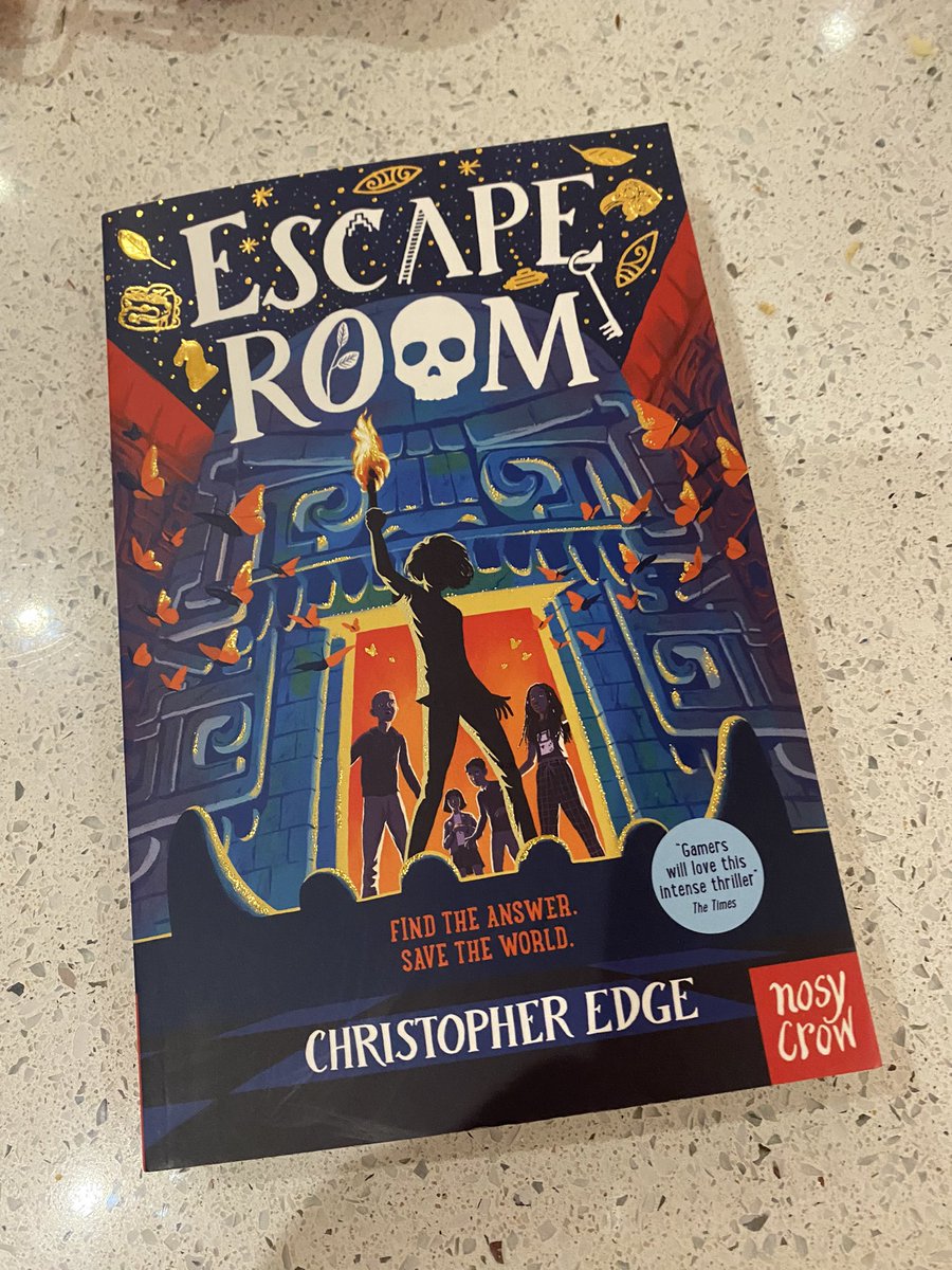 Another ❤️felt moment from a ‘non reader’ <a href="/edgechristopher/">Christopher Edge</a> following ur visit my pupil bought Escape Room &amp;ordered the sequel! I asked if I could borrow it after;today he wrapped up and gifted me my own copy ❤️ can’t wait to discuss the plot with him #readingrocks <a href="/TeresaCremin/">Teresa Cremin CBE</a>